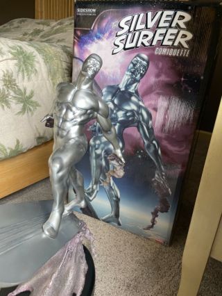 Unbelievably Rare 28/950 Sideshow Collectibles Silver Surfer Statue