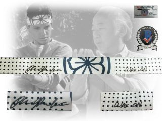 The Karate Kid Ralph Macchio Signed Autograph Headband Cobrai Kai Beckett Bas 2