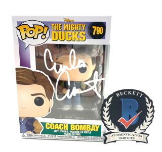 Emilio Estevez Signed Autograph Funko Pop Mighty Ducks Gordon Bombay Beckett 3