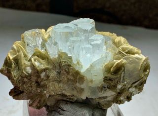 754 Cts Full Terminated Aquamarine Crystals Bunch Specimen From Pakistan