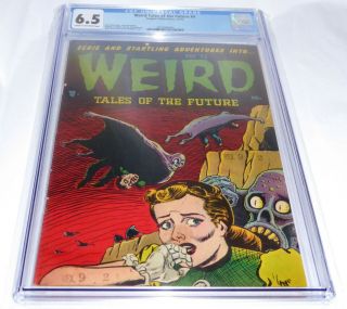 Weird Tales Of The Future 4 Cgc Universal Grade Comic Golden Age Aragon Precode