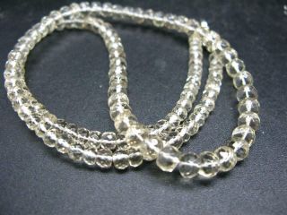 Rare Gem Oregon Sunstone Necklace Beads From Usa - 19 " - 95 Carats