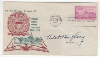 Hubert Humphrey - 38th U.  S.  Vice President - Autographed First Day Cover