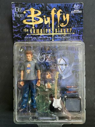 Moore Collectibles Oz From Buffy The Vampire Slayer W/ Guitar,  Amp,  Weapons