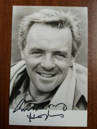 Anthony Hopkins Hand Signed Silence Of The Lambs Actor Post