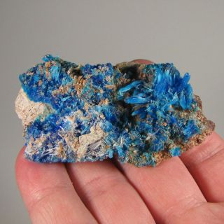 2.  7 " Rare Natural Chalcanthite Crystals Cluster - Planet Mine,  Arizona