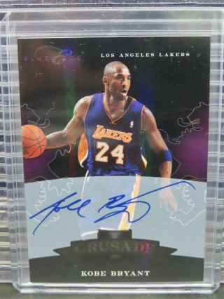 2010 - 11 Elite Black Box Kobe Bryant Crusade Autograph Auto 54/149 Lakers U92
