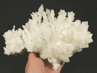 A Giant 100 Natural Bright White Aragonite Stalactite Crystal Cluster 2941gr