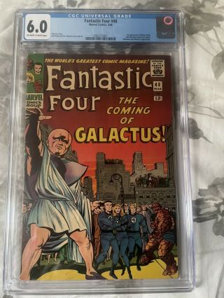 Fantastic Four 48 Cgc 6.  0 First Silver Surfer Appearance.