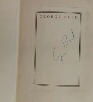 George H W Bush Signed All The Best Book Autograph Auto President Of The U.  S.
