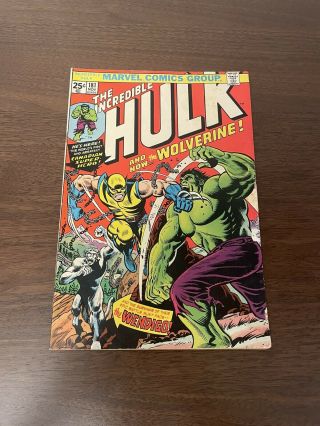 The Incredible Hulk 181 (nov 1974,  Marvel) 1.  5 Grade