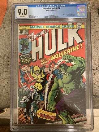 The Incredible Hulk 181 Cgc 9.  0 White Pages Please.
