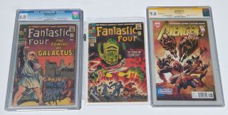 Fantastic Four 48 Cgc 6.  0,  Ff 49,  Cgc Ss Stan Lee,  Silver Surfer First