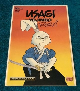Usagi Yojimbo 1 Fantagraphics 1st Print App Katsuichi Signed Stan Sakai Cgc It