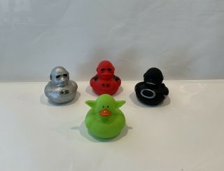 Baby Yoda And Star Wars Space Troopers Rubber Ducks For Yoda Mandalorian Fans