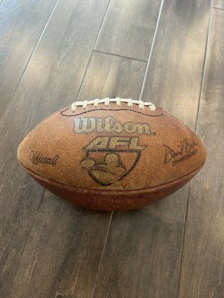 Vintage Wilson Arena Football League Official Ball Afl Ironman Made In Usa