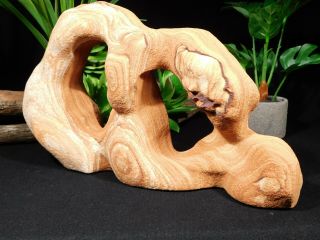 A Big Abstract Navajo SANDSTONE ARCH with Hematite From Utah 2454gr 2