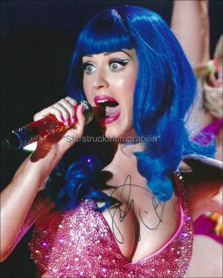 Katy Perry Autograph Teenage Dream Hand Signed 10x8 Photo