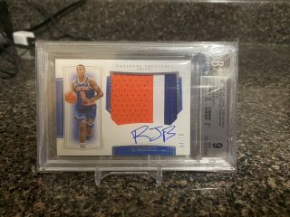 Rj Barrett 2019 National Treasures Rpa /75 Bgs 9 W Great Subs And 10 Auto