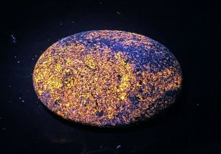 Bright Sodalite Yooperlite Rock Uv Fluorescent Pebble Crystal Mineral Usa Ed860