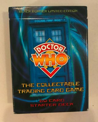 1996 Doctor Who The Collectable Trading Card Game 60 Card Starter Deck