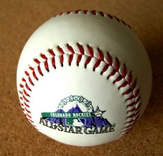 1998 Colorado Rockies All - Star Game Ball As Baseball 69th Mid - Summer Classic