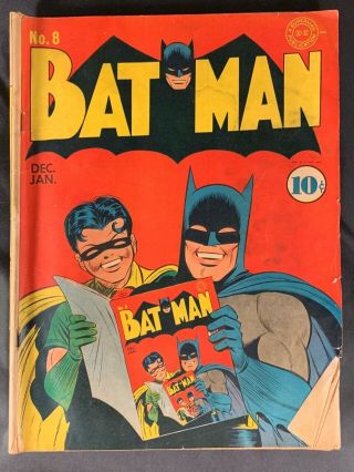 Batman 8 Dc Comics Golden Age Joker Story Infinity Cover