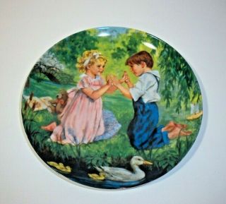 Reco Collectible Plate " Pat - A - Cake " By John Mcclelland 1990 Knowles,