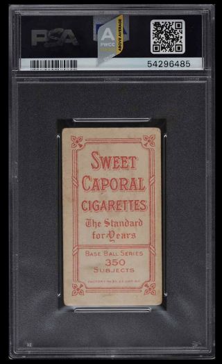 1909 - 11 T206 TY COBB RED PORTRAIT,  SWEET CAPORAL 350/30 PSA 2.  5 GD,  (PWCC - A) 2
