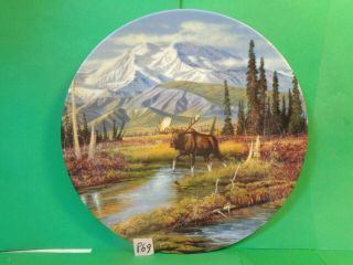Alaska: The Last Frontier/mountain Monarch 8 1/4 " Plate,  1992 George (used/euc)