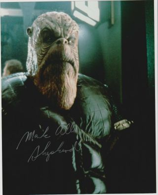Mark Allen Shepherd Signed Autograph 8 X 10 Star Trek Deep Space Nine