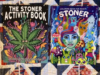 Stoner Activity Book & Adult Coloring Book