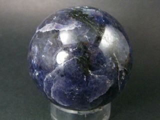 Rare 2.  1 " Iolite Cordierite Sphere From Tanzania - 181 Grams