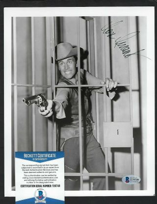 Don Durant Signed 8x10 Photograph Beckett Authenticated Johnny Ringo