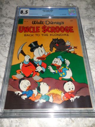 1953 Dell Four Color Fc 456 Uncle Scrooge 2 Cgc 8.  5 Vf,  White Pages
