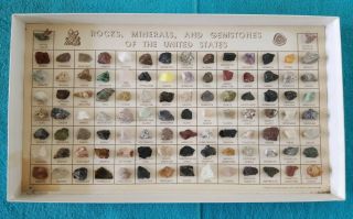 Vintage Rocks Minerals And Gemstones Of The United States 19.  5 " × 11 " Reserved
