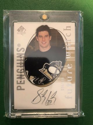 2005 - 06 Sp Authentic Sidney Crosby Future Watch Auto Rookie /999
