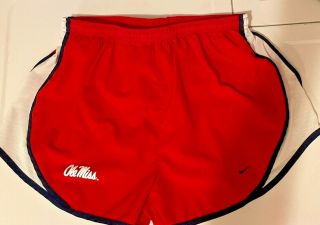 Nike Dri Fit Lined Red,  White & Black Ole Miss Women 