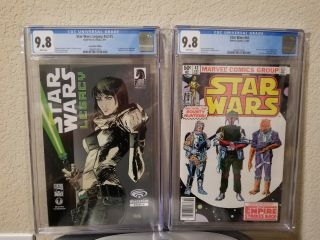 Star Wars 42 Cgc 9.  8 Nm - M White Pages 1st Appearance Of Boba Fett And More.