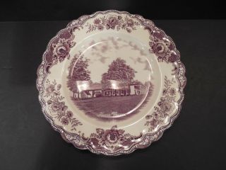 Crown Ducal George Washington Bicentenary Memorial Plate Mount Vernon Mulberry