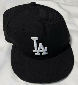 Era 9fifty Basic Snapback Hat Cap Mlb Los Angeles La Dodgers Black Adult Men