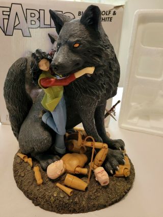 Dc Direct Fables Bigby Wolf & Snow White Statue 71 Of 400 Rare