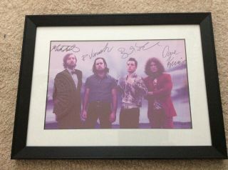 The Killers 16” X 12” Framed Entire Group Autograph Signed Pp Photo Poster