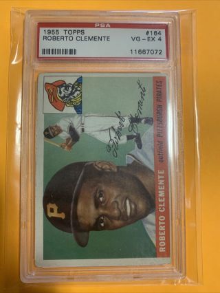 1955 Topps Roberto Clemente Pittsburgh Pirates 164