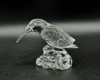 Vintage Waterford Kingfisher Figurine Engraved With Happy Birthday And Date