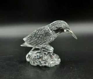 Vintage Waterford Kingfisher Figurine Engraved with Happy Birthday and Date 3