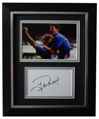 Ian Durrant Signed 10x8 Framed Autograph Photo Display Rangers Aftal