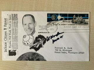 Apollo 15 Astronaut Col Al Worden Cmp Signed Cover