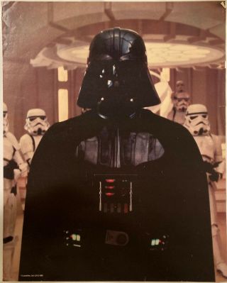 Star Wars 1980 Proctor & Gamble The Empire Strikes Back Premium Poster Vader