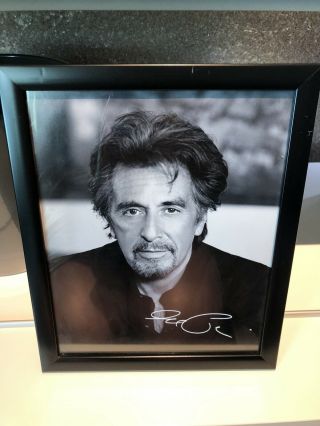 An Evening With Al Pacino Signed And Framed Photograph 2015 London